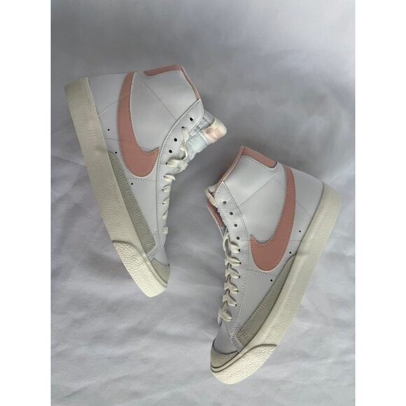 6Y | 7.5 WOMEN'S NIKE BLAZER MID 77 WHITE PINK SAIL DA4086-128 SNEAKERS - Picture 1 of 8